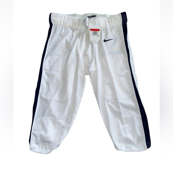 Nike Other - NWT Nike Football Pants Pads w/Belt Mens Size Large L White CI3771-107 Mesh NEW!
